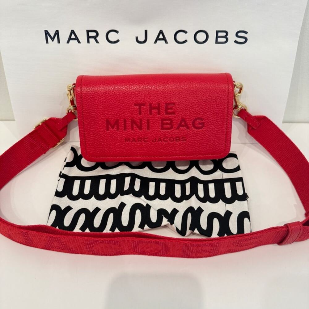 New‼️Marc Jacobs The Leather Mini Bag 2S4SMN080S02 true red